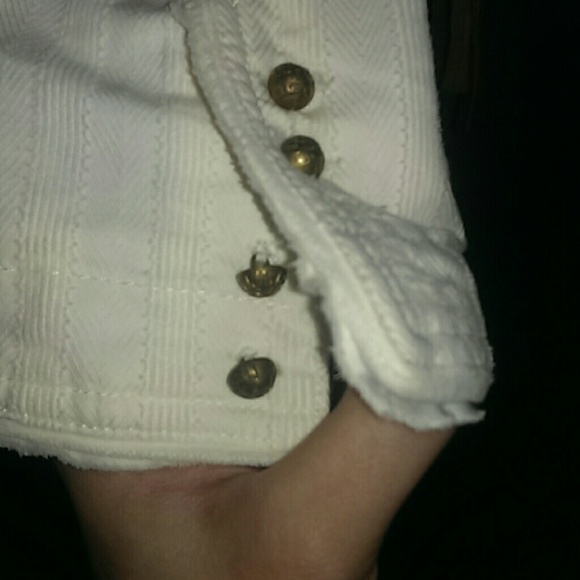 Distressed Fitted/Belted Blazer - Victorian Feel! - Picture 4 of 8